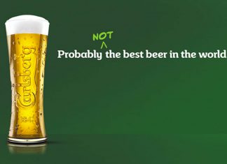 Carlsberg UK: “Probably NOT the best beer in the world”